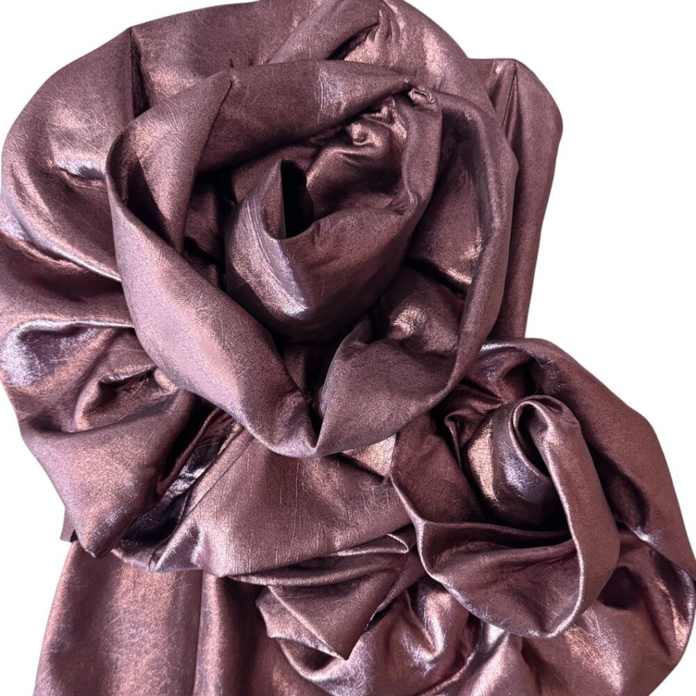 NWT ZARA METALLIC BRONZE ROSE GLAM MINI DRESS GORGEOUS BODYCON COCKTAILS MEDIUM - Picture 6 of 10